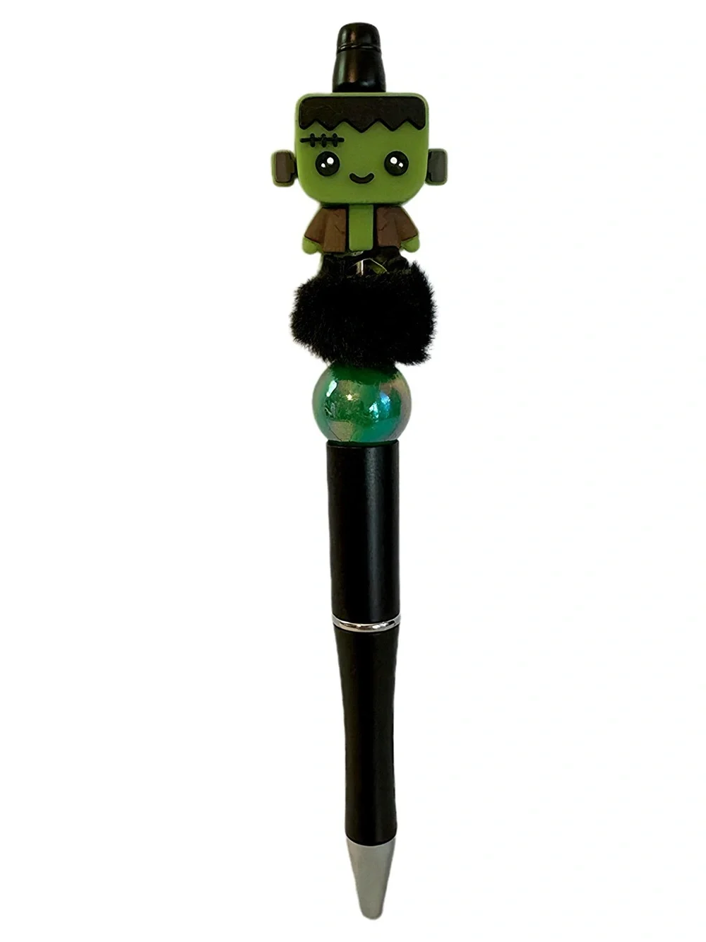 Handmade Cute Frankenstein Beaded Pen